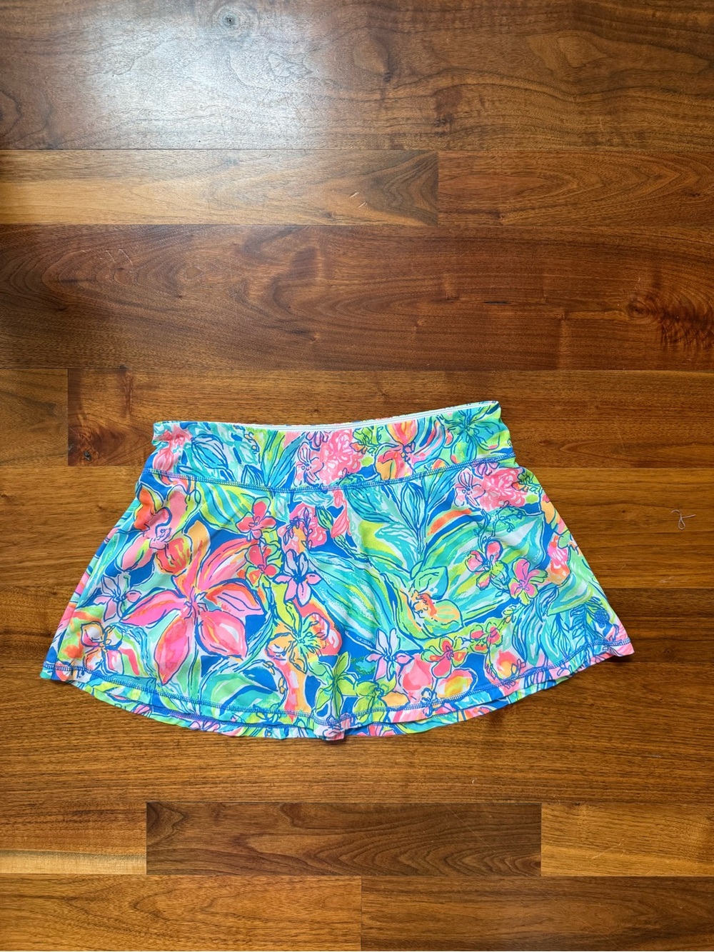 Lilly Pulitzer Luxletic Tropical Floral Skort Size Small